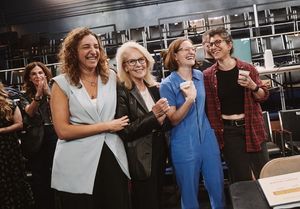 Producers Eva Price, Daryl Roth, Rachel Sussman and Jenny Gersten Photo